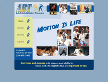 Tablet Screenshot of motion-is-life.com